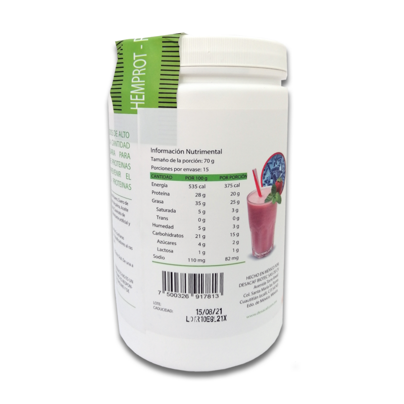 HEMPROT 1KG CHOCOLATE - Imagen 2