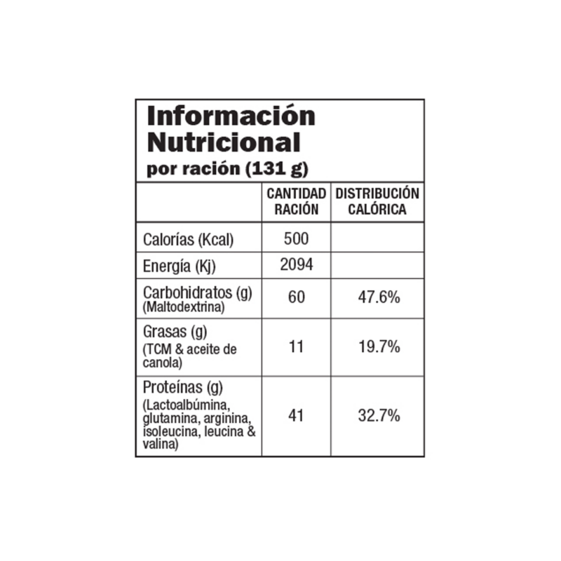ENTEREX IMX VAINILLA-LATE 131 GR - Imagen 2
