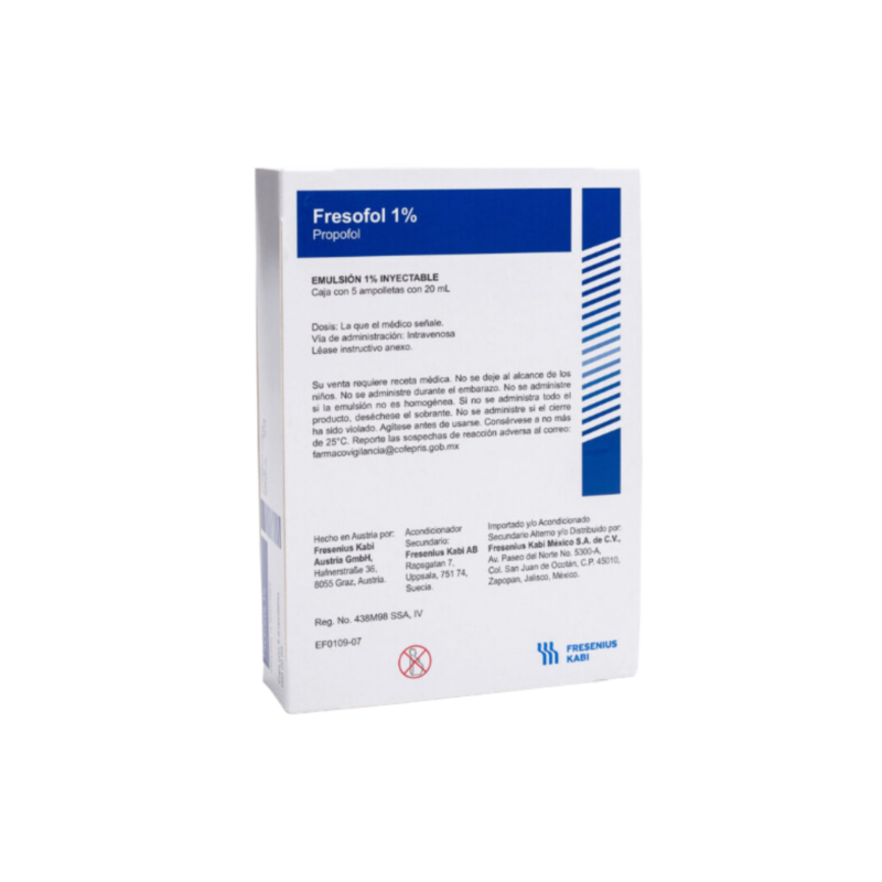 FRESOFOL 1% (PROPOFOL) 200MG/20ML