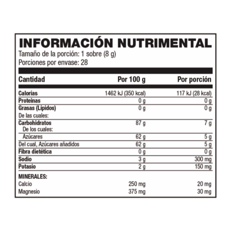ELECTROLYTE DRINK, WATERMELON (28 SOBRES) - Imagen 2