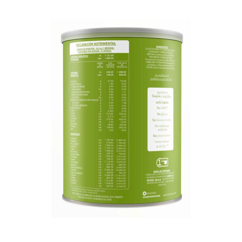 HABITS MATCHA VAINILLA 488 - Imagen 2