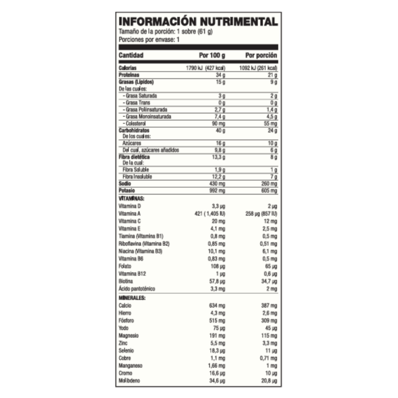 NUTRIMEAL+ CHOCOLATE 14PK - Imagen 2