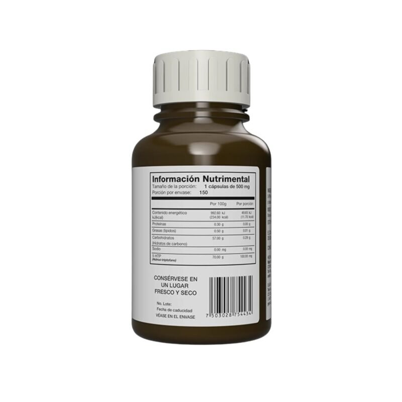 5HTP | 150 CAPS DE 500MG A BASE DE 5HTP - Imagen 2