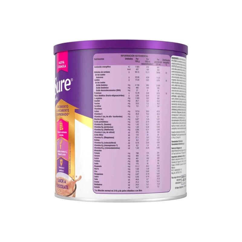 PEDIASURE PLUS CHOCOLATE POLVO 400G - Imagen 2