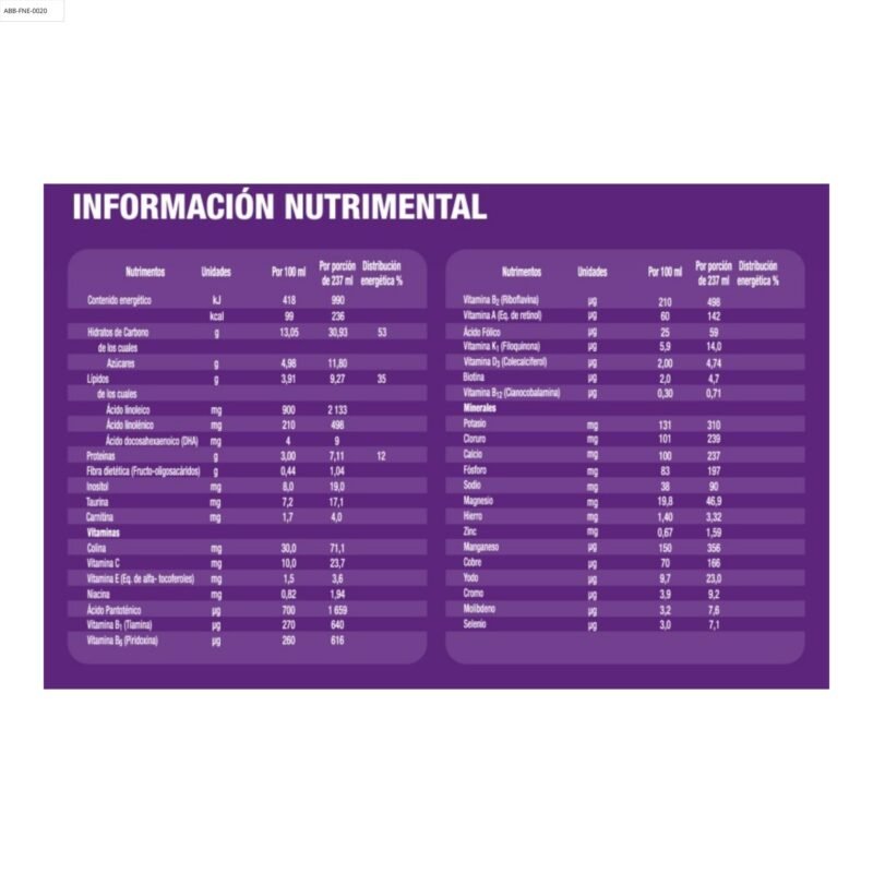PEDIASURE VAINILLA 237ml - Imagen 2