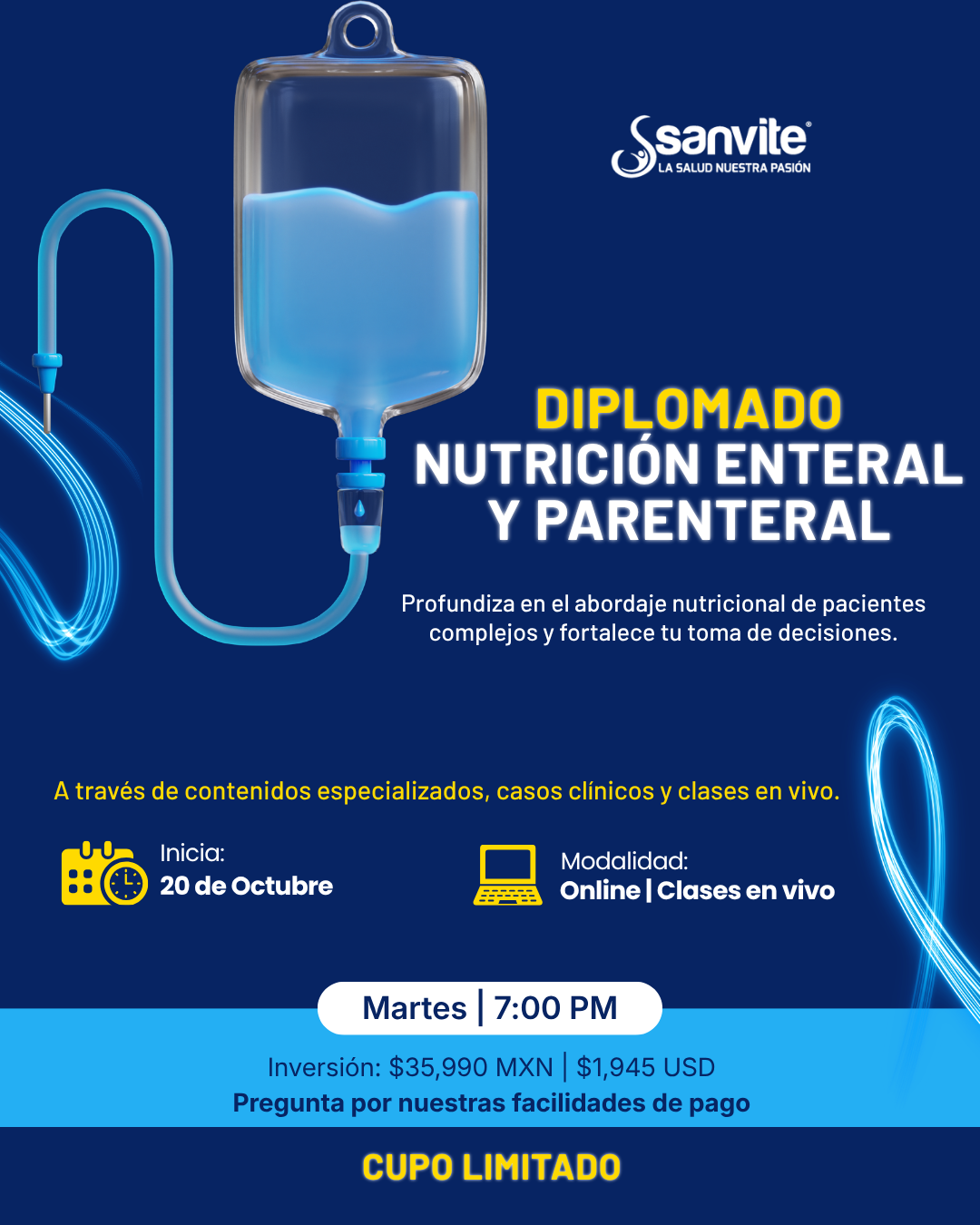 Diplomado Nutrición Enteral y Parenteral 2026-2027